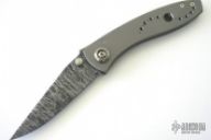 Mohawk Lightning Storm Etched Framelock #019