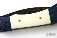 Damascus & Ivory Utility Linerlock