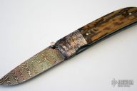 Mammoth & Damascus Model LL 18 Linerlock