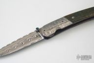 Slim Damascus & Mammoth Linerlock