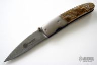 Giraffe Bone Small Wharncliffe Linerlock