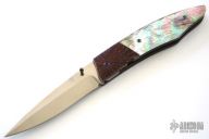 Small Gent's Black Lip Pearl Linerlock