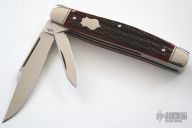 Red Jigged Bone 2-Blade Premium Jack - Slipjoint