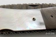 Damascus & Pearl Small Lockback