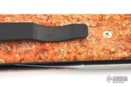 906-Ltd GODFATHER - Blk Handle / Red Box Elder / Satin Plain