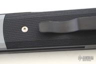 900 BT GODFATHER - Grey Handle/ G-10 / Black Plain Edge