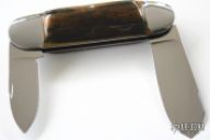 Two Blade Mammoth Bark Elephant's Toenail - Slipjoint