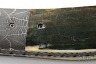 Mammoth Bark and Damascus Linerlock