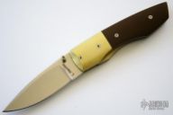 Dark Burgundy Pocket Folder - Linerlock