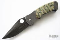 Mammoth & Damascus Big Bite Kasper Linerlock