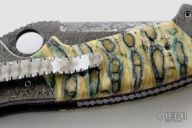 Mammoth & Damascus Big Bite Kasper Linerlock