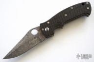 Damascus & Carbon Fiber Mini Kasper