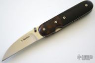 Ebony & Ironwood Modified Wharncliff Linerlock