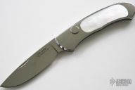 3 Piece Interframe Button Lock - Mother of Pearl