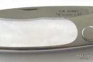 3 Piece Interframe Button Lock - Mother of Pearl