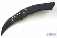 Hawk #300560 Black Partial Serrated - Automatic