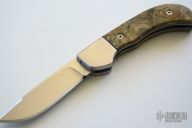 Bolster Release Buckeye Burl Model 20 Small - Automatic