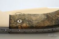 Bolster Release Buckeye Burl Model 20 Small - Automatic