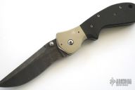 Damascus & Carbon Fiber Wortac - Linerlock