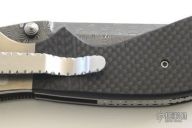 Damascus & Carbon Fiber Wortac - Linerlock