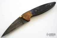 Damascus Small Slim Folder - Linerlock