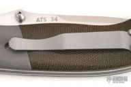 Model 1 Green Micarta Linerlock SN 146