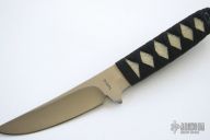 Medium Modified Tanto White Rayskin 1792