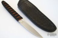 Modified Medium Tanto w/Menuki - Brown Rayskin 1981