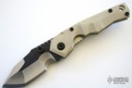 Tripwire #7 Modified - Framelock - Tan G10