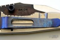 Tripwire #7 Modified - Framelock - Tan G10