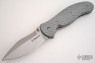 Black Locust Linerlock - Silver Carbon Fiber