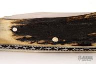 Single Blade Stag Trapper Slipjoint