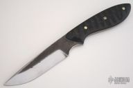 Hand Forged Neck Knife - Black Impala