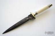 Damascus & Ivory 5 1/2 Inch Letter Opener