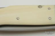 Engraved Bolsters Lockback w/Ivory Scales