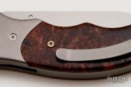 Sabra MB - Redwood Burl - Linerlock