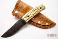 Cape Knife - San Mai Damascus & Mastodon