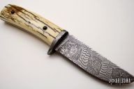 Cape Knife - San Mai Damascus & Mastodon
