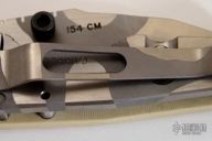 Tripwire #8 Super Modified Satin/Grey - Framelock - Tan G10