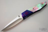 Small Gent's Black Lip Pearl Linerlock