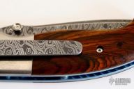 Urban Warrior - Damascus & Cocobolo Linerlock