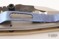 Tripwire #7 Modified - Framelock - Tan G10