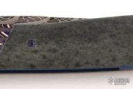 Damascus Blue Sea Linerlock
