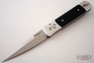 GODFATHER 931 Silver/Black G10/Satin  U.S. Flag - Automatic