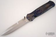 Model LL 24B Damascus Handle Linerlock Dagger Style
