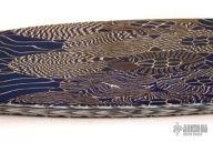 Model LL 24B Damascus Handle Linerlock Dagger Style