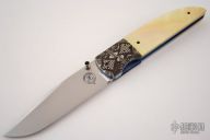 Model LL 2 Gold Lip Pearl Linerlock
