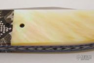 Model LL 2 Gold Lip Pearl Linerlock