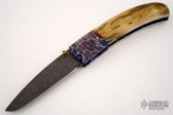 Mammoth & Damascus Linerlock