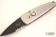 Stinger 400PSBT - Special Grey Handle / Black Blade / Serrated